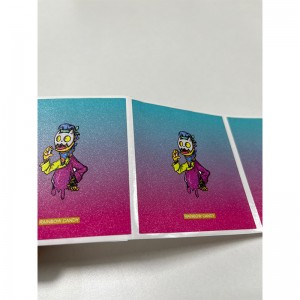 Gradient frostet klistermærke