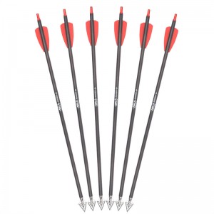 15 tommer RX -armbue -bolte med bredt stålhovedhoved