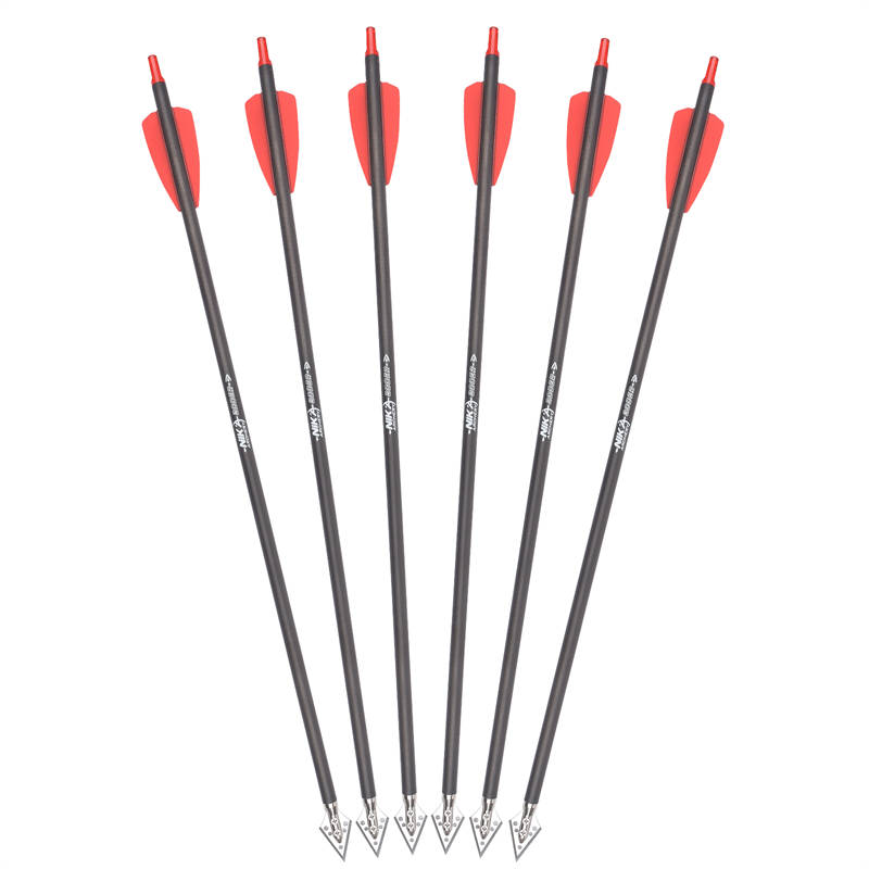 15 tommer RX -armbue -bolte med bredt stålhovedhoved