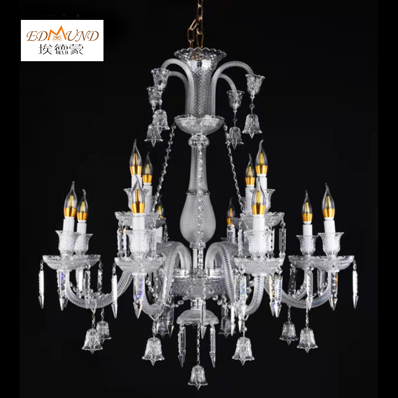 1305-8+4 Modern Crystal Chandelier Luksusdekoration