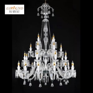 1305-14+8+6+4 Modern Crystal Chandelier Luksusdekoration