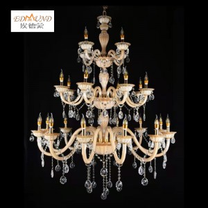 1308-12+8+4 Modern Crystal Chandelier Luksusdekoration