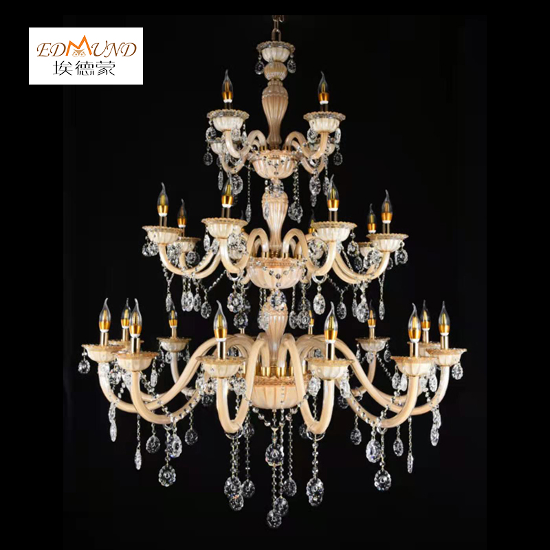 1308-12+8+4 Modern Crystal Chandelier Luksusdekoration