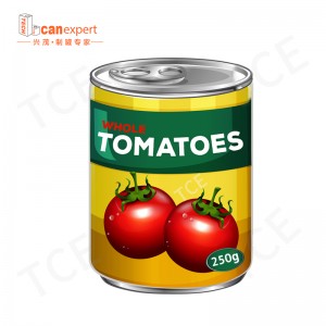 Engros salg Brugerdefineret lille mad sikker kvalitet metal tomme dåser til mademballagebeholder konserves med låg