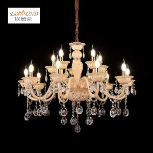 1308-10+5 Modern Crystal Chandelier Luksusdekoration