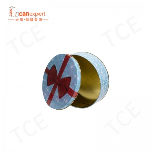 Engros aluminiumsrunde dåser stearinlys julegave containere metal tinboks til håndværk opbevaring