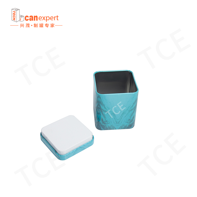 TCE-New Design Tin Gift Box Packaging dåser 0,28 mm firkantet håndværksgave tin dåse