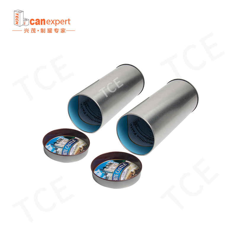 Tom rund te dåser madklasse forseglet jernboks te emballage kaffe sukker brugerdefineret te håndværksgave dåser