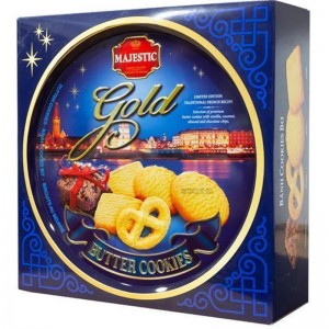 TCE- NYE PRODUKTER SQUARE Metal kan cookie kiks tin 0,28 mm tinplate