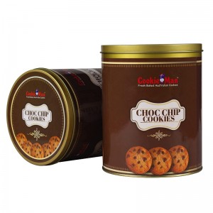 TCE- Hot Selling Product Cylindrical Tin Can Food Høj kvalitet Metal Biscuit kan