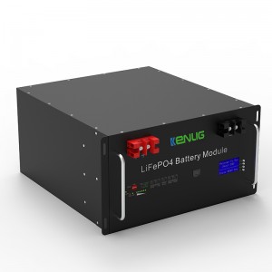 Rack Monteret 48V 100/150 200AH LIFEPO4 Hjemmeapparater Stable Rs232/RS485/CAN Kommunikation Hurtig opladning Lithium Ion Batteri med LCD
