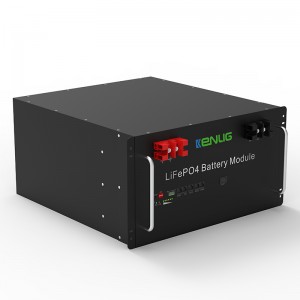 Rack Monteret 48V 100/150 200AH LIFEPO4 Hjemmeapparater Stable Rs232/RS485/CAN Kommunikation Hurtig opladning Lithium Ion Batteri