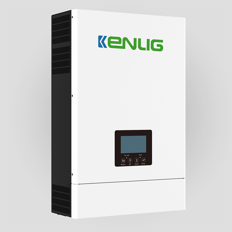 Kenlig multifunktionel højfrekvent ren sinusbølge off-grid solinverter 5KW hybrid energilagring inverter