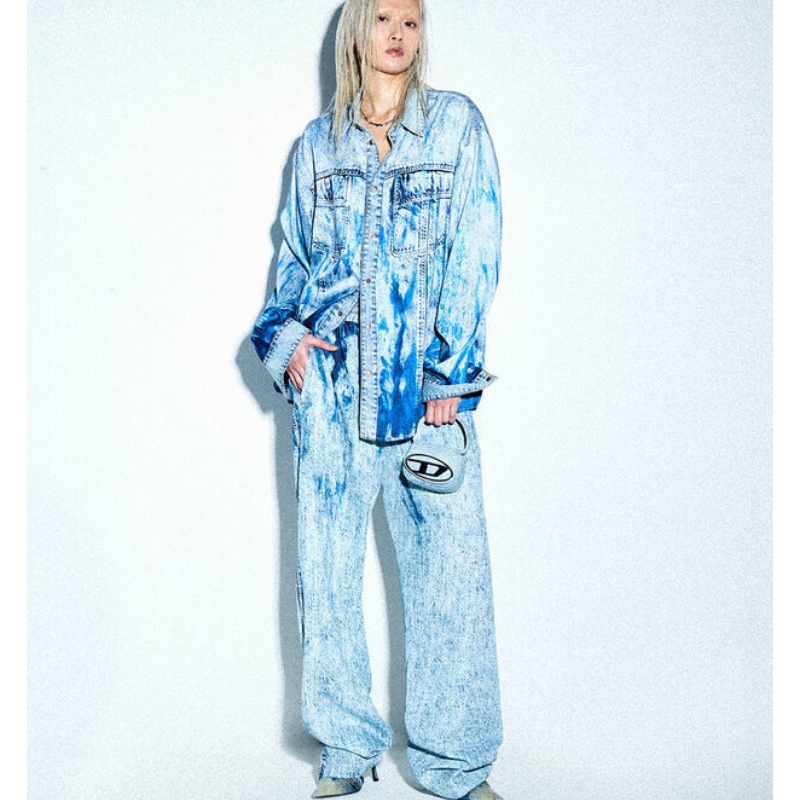 Diesel/limited kapselkollektion/heavy vask denim/tannin klar til brug