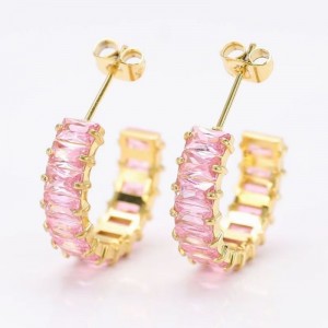 316L rustfrit stål seneste pulverstøbte øreringe ring