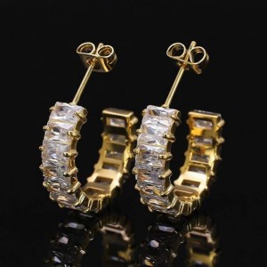 316L rustfrit stål seneste pulverstøbte øreringe ring