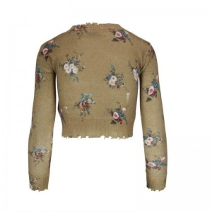 Engros mode stil designer pullover langærmet sweater