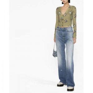 Engros mode stil designer pullover langærmet sweater