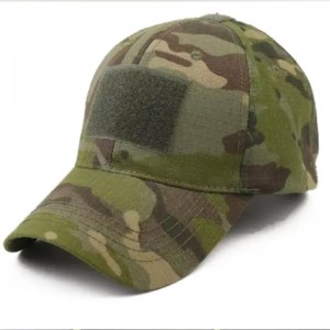 Engros DIY designkrog og loop patch camoufleret camo cap hat