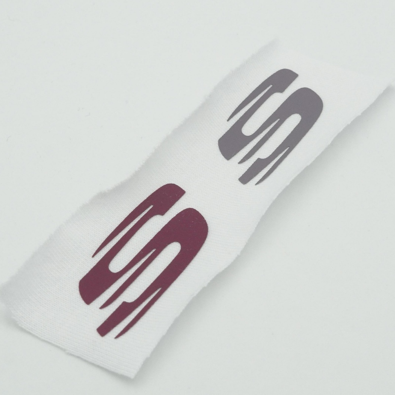 Varmsælgende farverig tøj TPU varmeoverførselsprint silikone varmeoverførselsmærke miljøvenlig