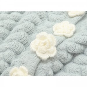 Strikket cardigan sweater frakke