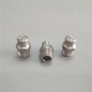 Højtryksskive fladt ventilator dyse vanddyse rustfrit stål spray jet