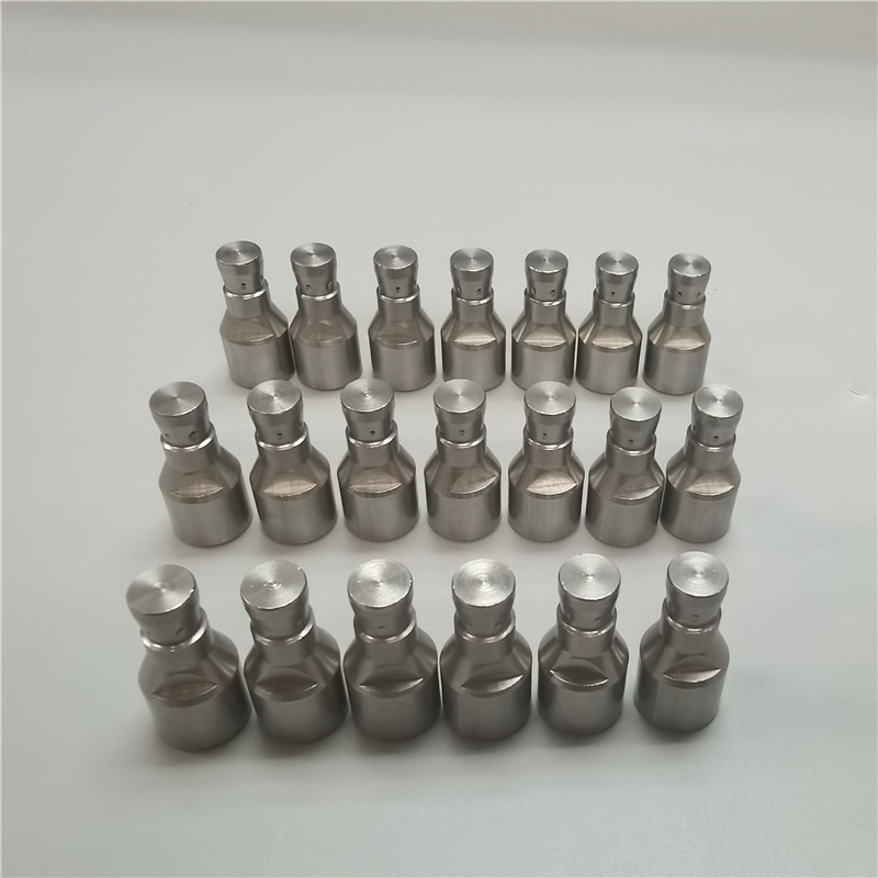 Højtryksvandstrålehul drænrør kloak rengøringsdyse