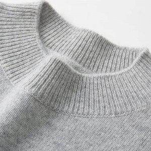 Pure Cashmere Sweater Mænds halvt skildpadde Pullover Efterår Vinter Tyk sweater Varm strik afslappet mænds sweater