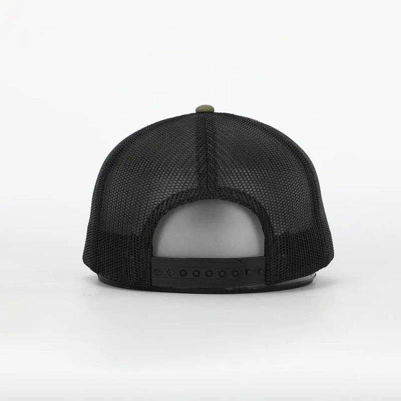 Engros brugerdefineret voksen 6 panel læder patch logo Lav profil Richardson 112 Gorras Mesh Snap Back Trucker Cap Hat