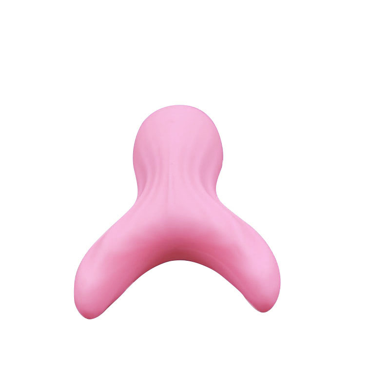 Voksen sex legetøj vibrerende spyd vibrator tryllestav (lyserød stor fiskegaffel)