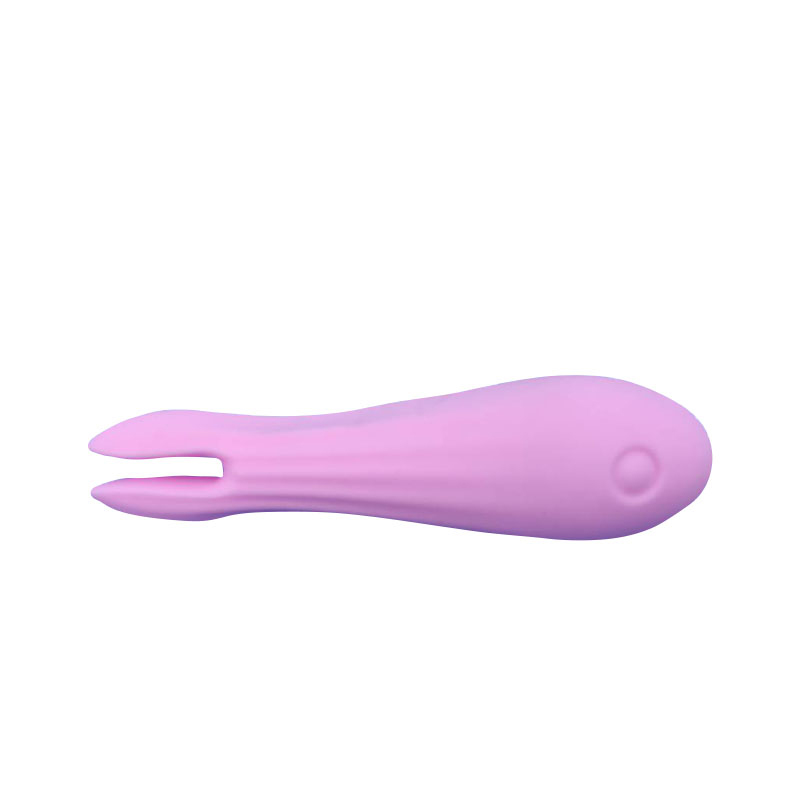 Voksen sex legetøj vibrerende spyd vibrator tryllestav (lyserød lille fiskegaffel)
