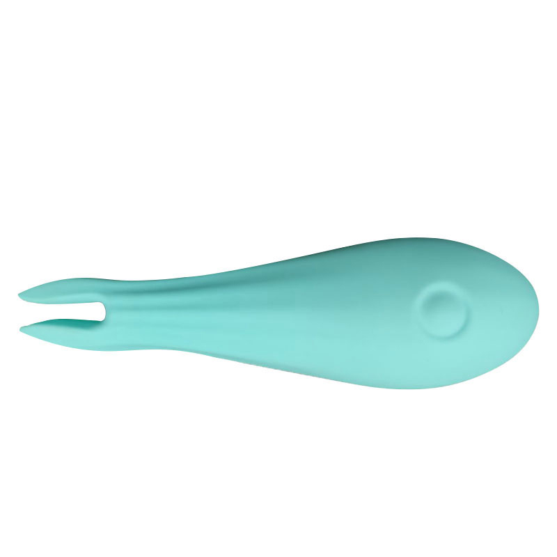 Voksen sex legetøj vibrerende spyd vibrator tryllestav (grøn lille fiskegaffel)