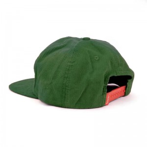 corduroy 5 panel broderi logo caps ustrukturerede snapback hatte i bulk