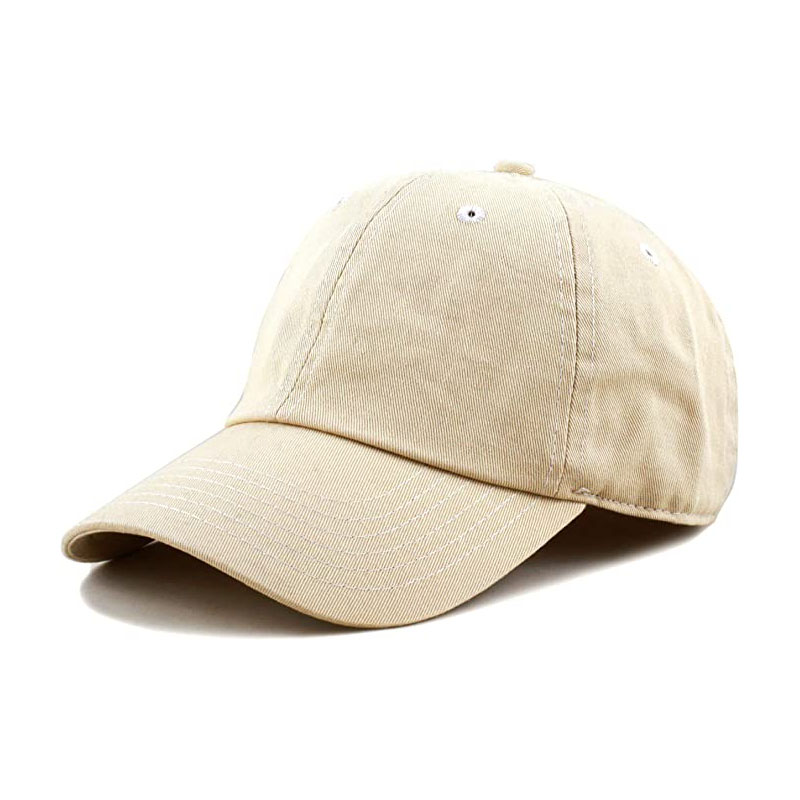 Baseball far hat kvinder mænd blank vasket lav profil bomuld og denim UPF 50+løbende golfhat