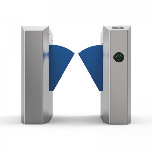 Ottekantet vingeport (blå plade)