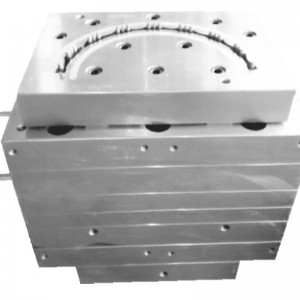 Plastikekstruderingsform med imiteret marmor