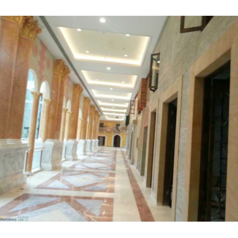 Ekstruderingsform med imiteret marmor