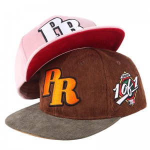 Brugerdefineret 3D -broderi Snapback -hip hip hop hop baseball hat med høj kvalitet.