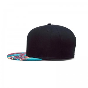 3D -udskrivning Snap Back Flat Brim Hat Street Dance Hip Printing Flat Bill Hawaiian Hats Design Your Own Snapback Cap/hat