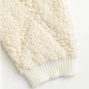 Afslappet blød berøring langærmet crewneck kvindestøj