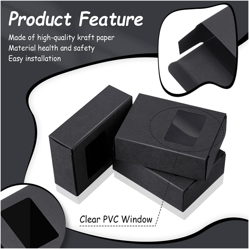 Tilpasset vinduespapirboks med PVC -materiale