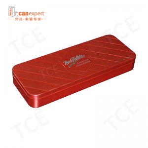 Tilpasset høj kvalitet håndværksgave jar container candy jar kasse chokolade candy metal boks cookie metal boks