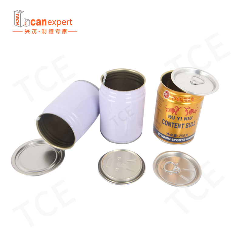 Engros fødevarekvalitets sikkerhed emballage tom 250 ml 500 ml trykt aluminiumsdrink kan til øldrikemballage metalflaske