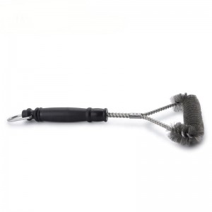 Pizza ovn BBQ grill rustfrit stål børste rustfrit stål børstninger med plasthåndtag