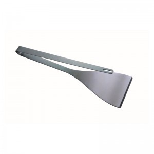 OEM 304 rustfrit stål engangsbrug 2 i 1 BBQ grillning spatel&tænger til grilling udendørs, multi formål