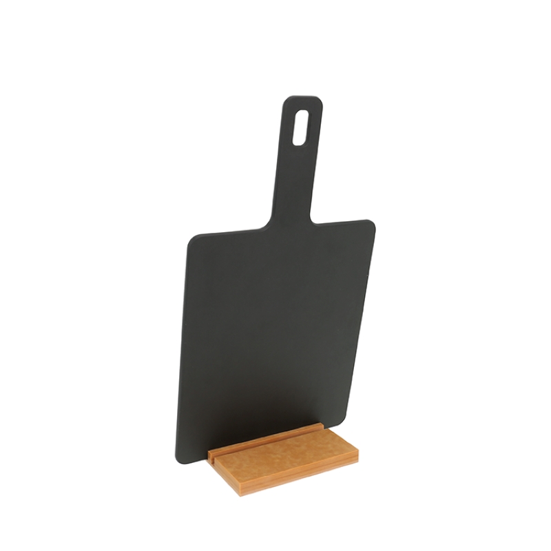 Wood Fiber Epicurean Pizza Cutting Board opvaskemaskine sikker varmebestandig miljøvenlig juice rillehuggebræt med håndtag mindre model