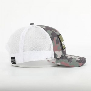 2023 Ny ankomst Kid Size Trucker Hat 6 Panel Logo med Tag Patch Trucker Cap Custom Made Trucker Hats