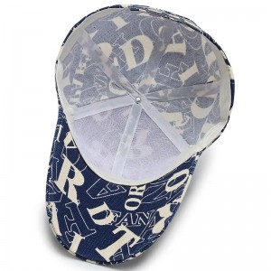 Koreansknyt brev 6-panel hatte Snapback Sports Caps Baseball Cotton Plain Hats For Men Womens