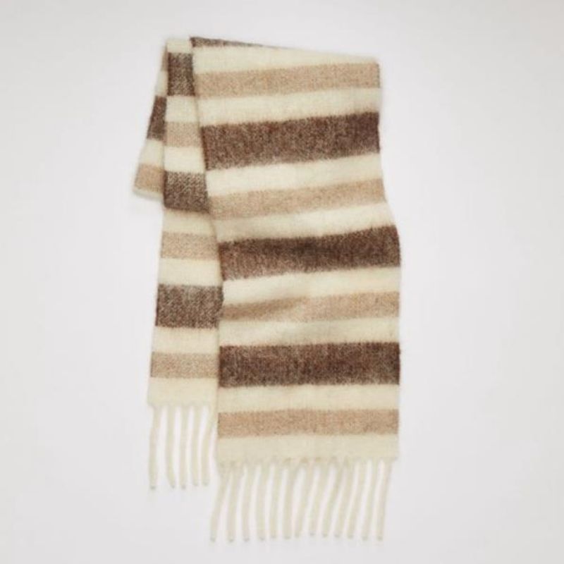 Engros luksus kvinder og herre strikning af uld tørklæde