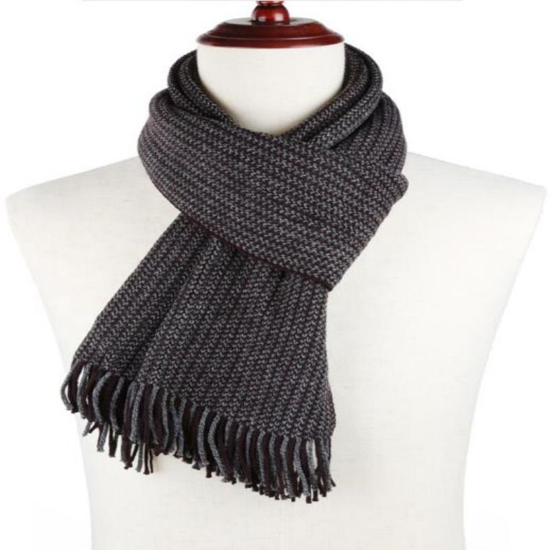 Mode viskose bomuld rayon tyk brugerdefineret cashmere strikning tørklæder